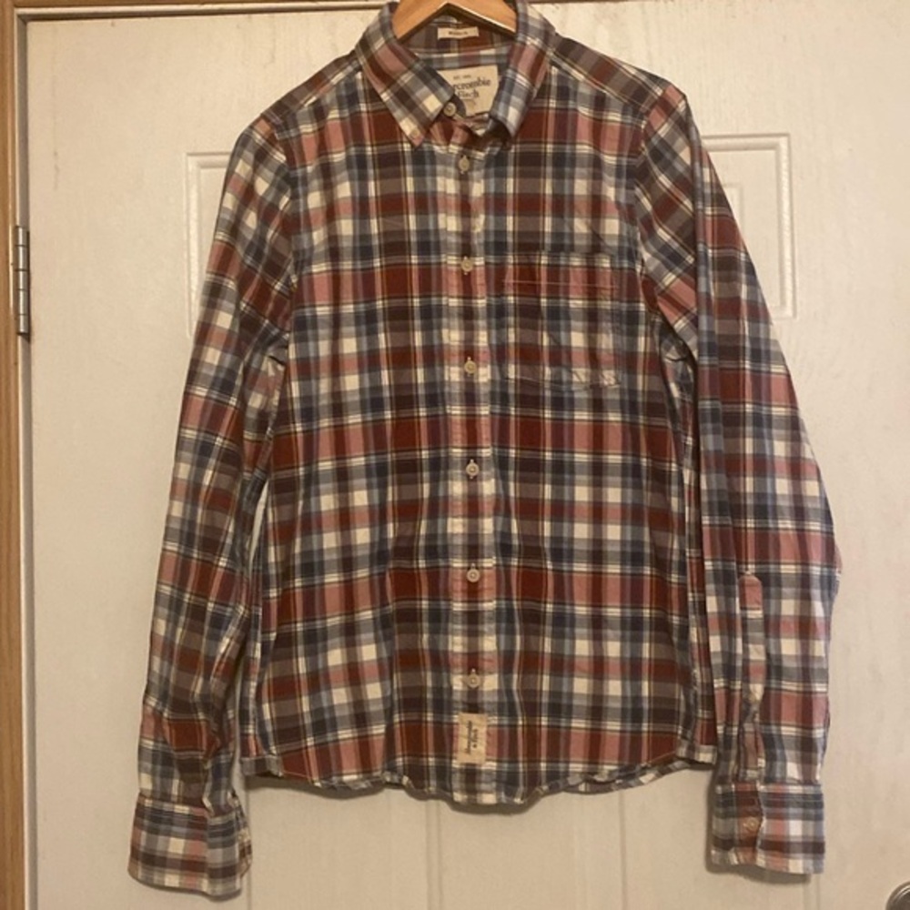 Abercrombie & Fitch Plaid Button‎ Down Shirt